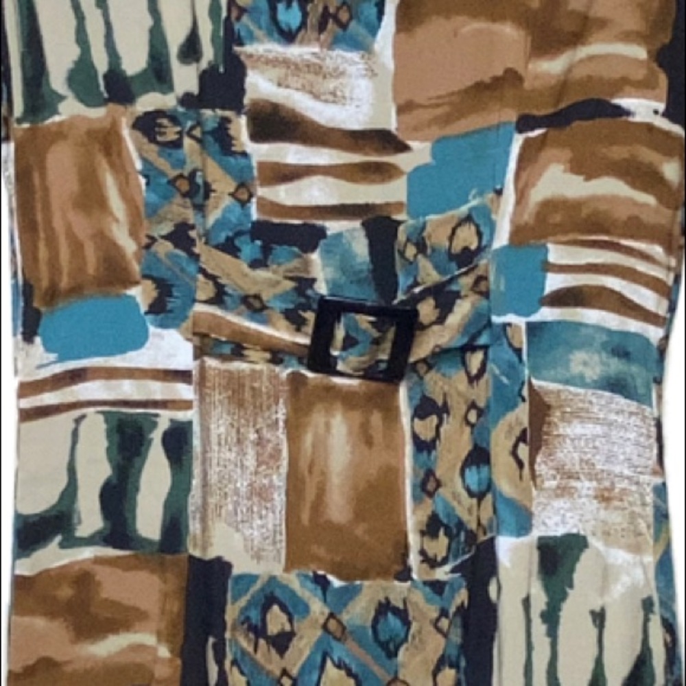 Vintage Multi Pattern Dress - Picture 5 of 5